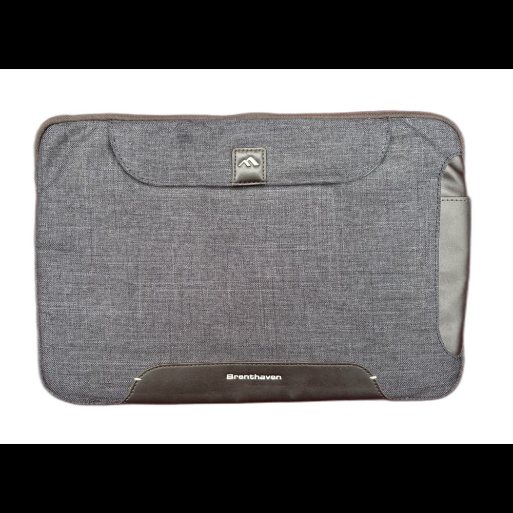 Brenthaven Collins Sleeve Plus 11” Surface Pro 4 Laptop Travel Case Gray EUC